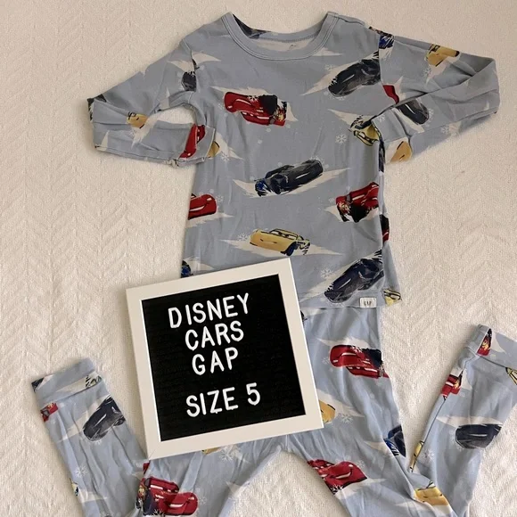 lightning mcqueen pajamas gap